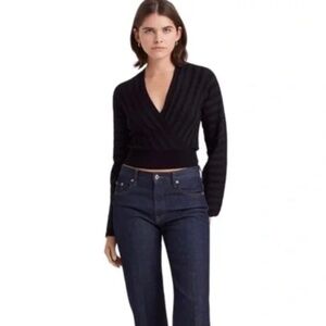 Club Monaco Cross Over Sweater